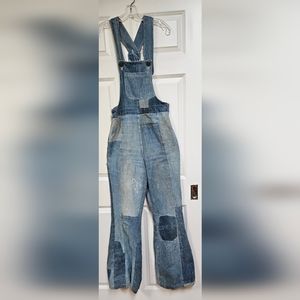 Vintage denim overalls
